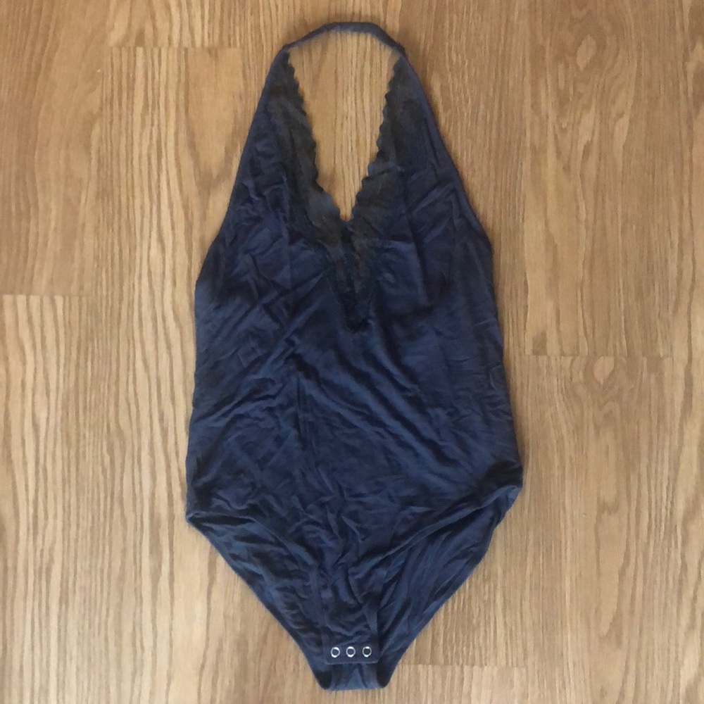 Halter body suit